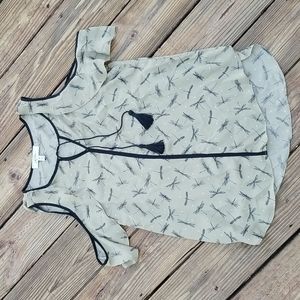 Like New Libby Edelman Open Shoulder Tunic